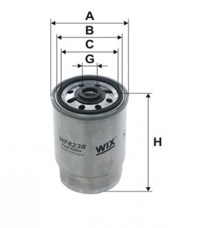 Фільтр паливний WIX FILTERS WF8238