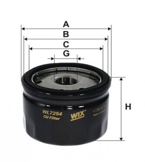 Фільтр оливний WIX FILTERS WL7254