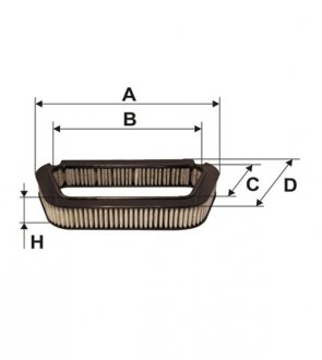 CABIN CARBON FILTER WIX FILTERS WP9173 (фото 1)