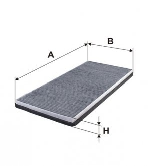 CABIN CARBON FILTER WIX FILTERS WP9327 (фото 1)