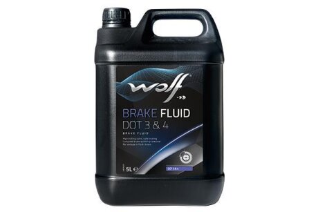 BRAKE FLUID DOT 3&4 5Lx4 Wolf 8311482