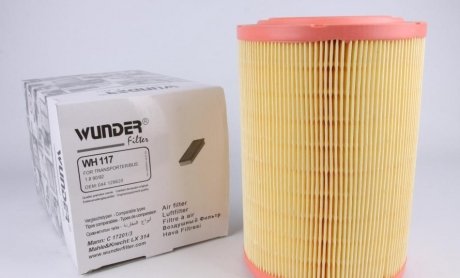 Фільтр повітряний WUNDER FILTER WH117