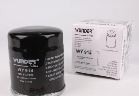 Фільтр масляний WUNDER WUNDER FILTER WY 914