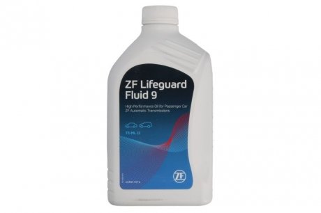 Олива трансмісійна ATF LifeGuardFluid 9, 1л. ZF AA01500001 (фото 1)