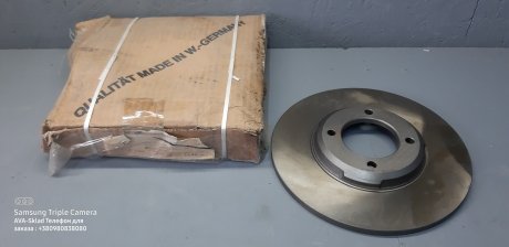 Диск тормозной передний + ZIMMERMANN 250114400